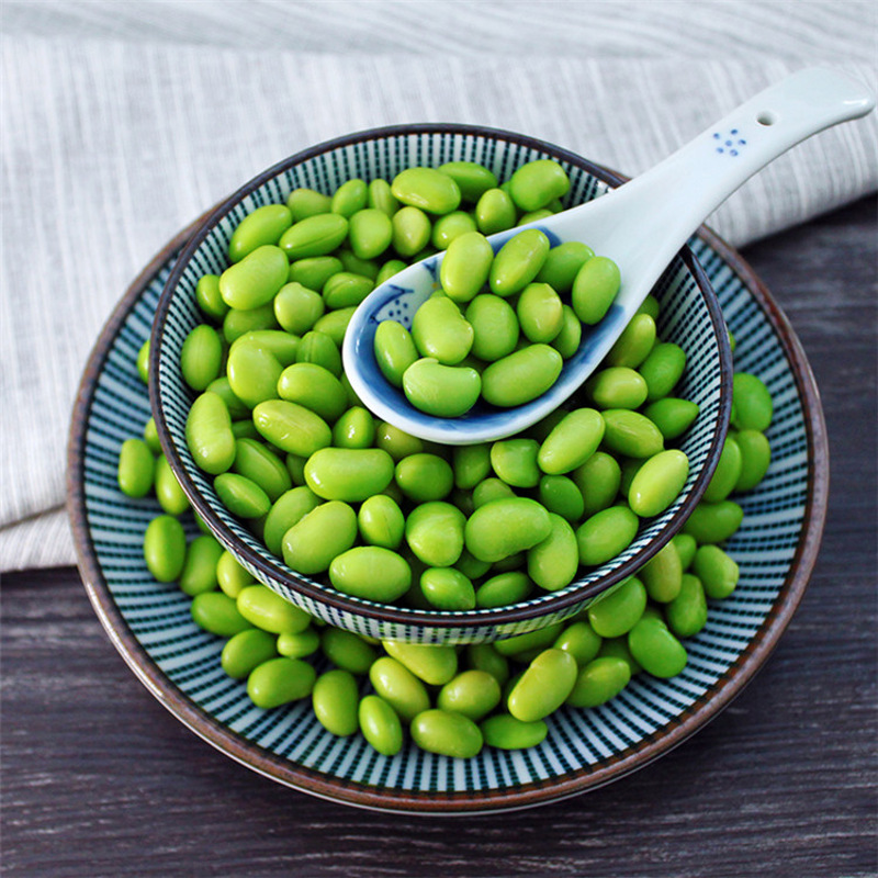 冷冻新鲜毛豆仁1kg1包豆子毛豆米青豆粒速冻食品方便速食bi