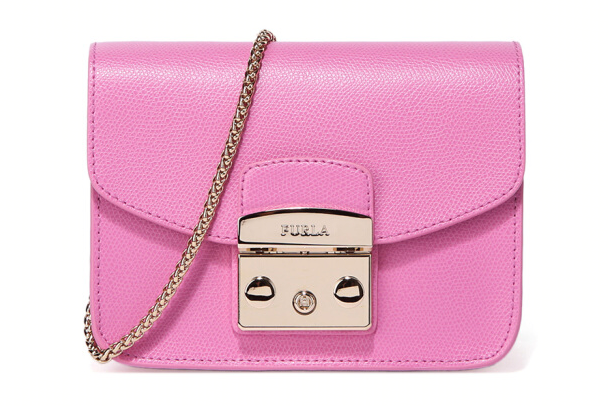 【直营】furla芙拉metropolis系列 迷你 女士链条包盖式单肩包斜挎包