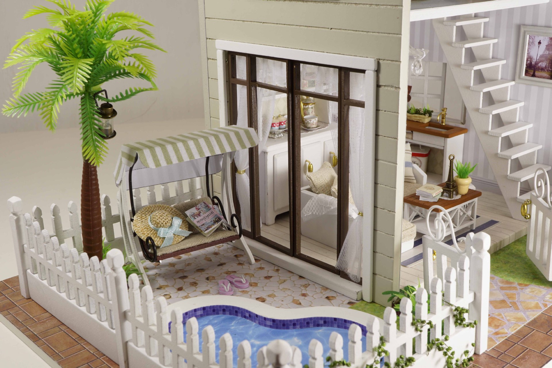 智趣屋手工制作diy模型玩具创意礼物 diy小屋批 巴黎公寓