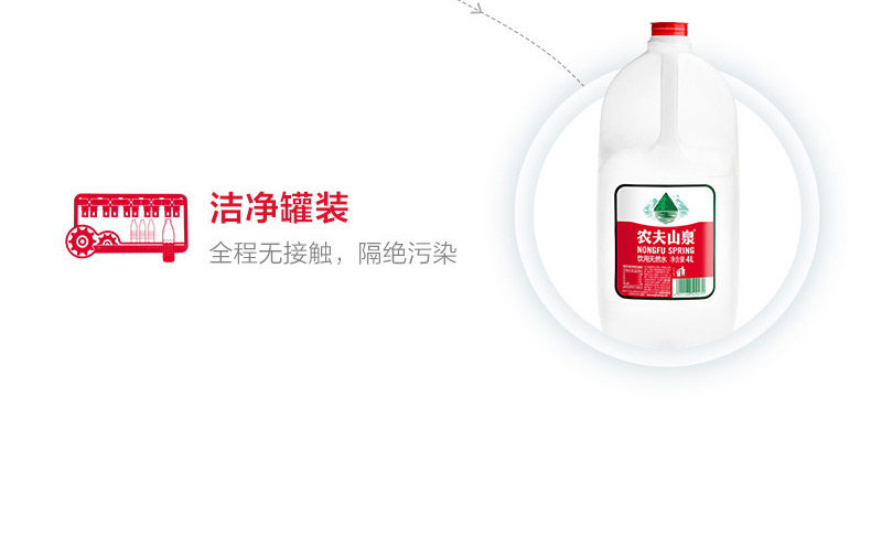 【苏宁专供】农夫山泉天然水4L*4箱装 家庭用水