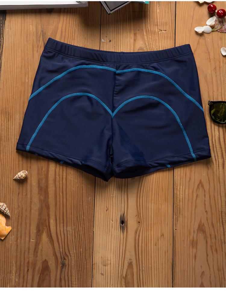 情吻缘男士泳裤平角时尚性感低腰温泉大码泳装 16327