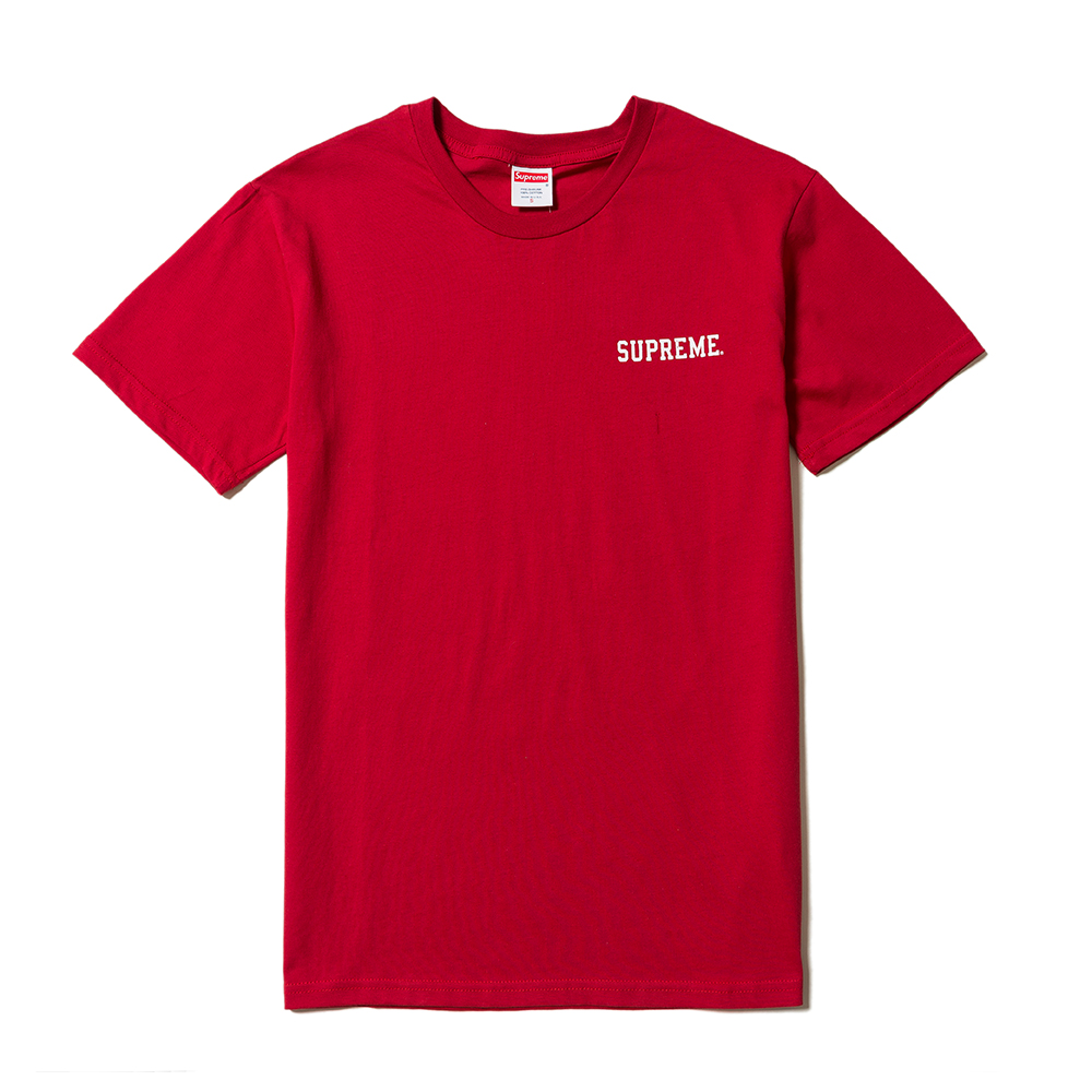 薇姬桑妮2018新款欧美潮牌supreme阿基拉打针注射短袖男女情侣同款t恤