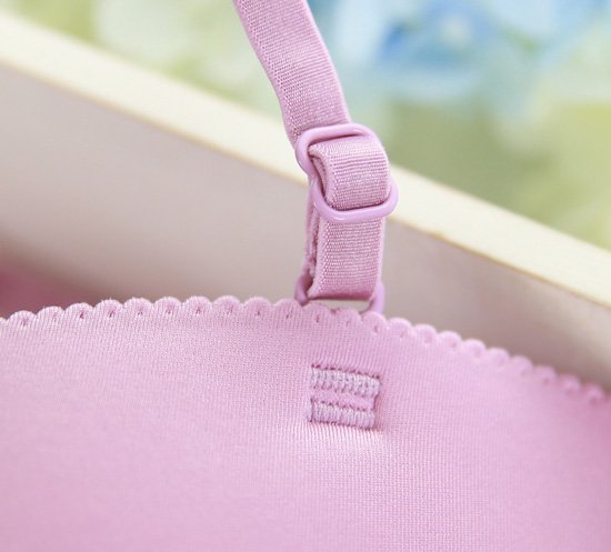 女士夏季学生少女内衣半杯胸罩性感光面无痕聚拢前扣文胸美背