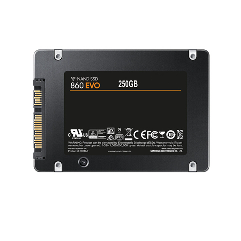 三星860evo250gb固态硬盘ssd笔记本台式机固盘25英寸sata接口
