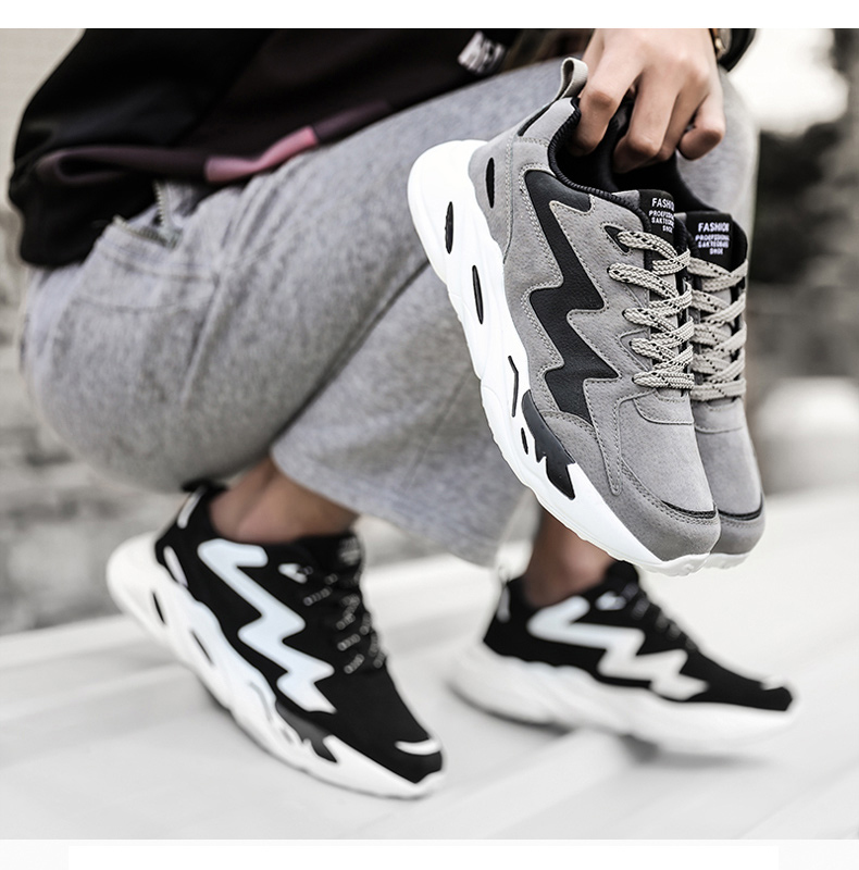 南极人男鞋子运动百搭跑步鞋休闲鞋男士韩版潮鞋qb1802