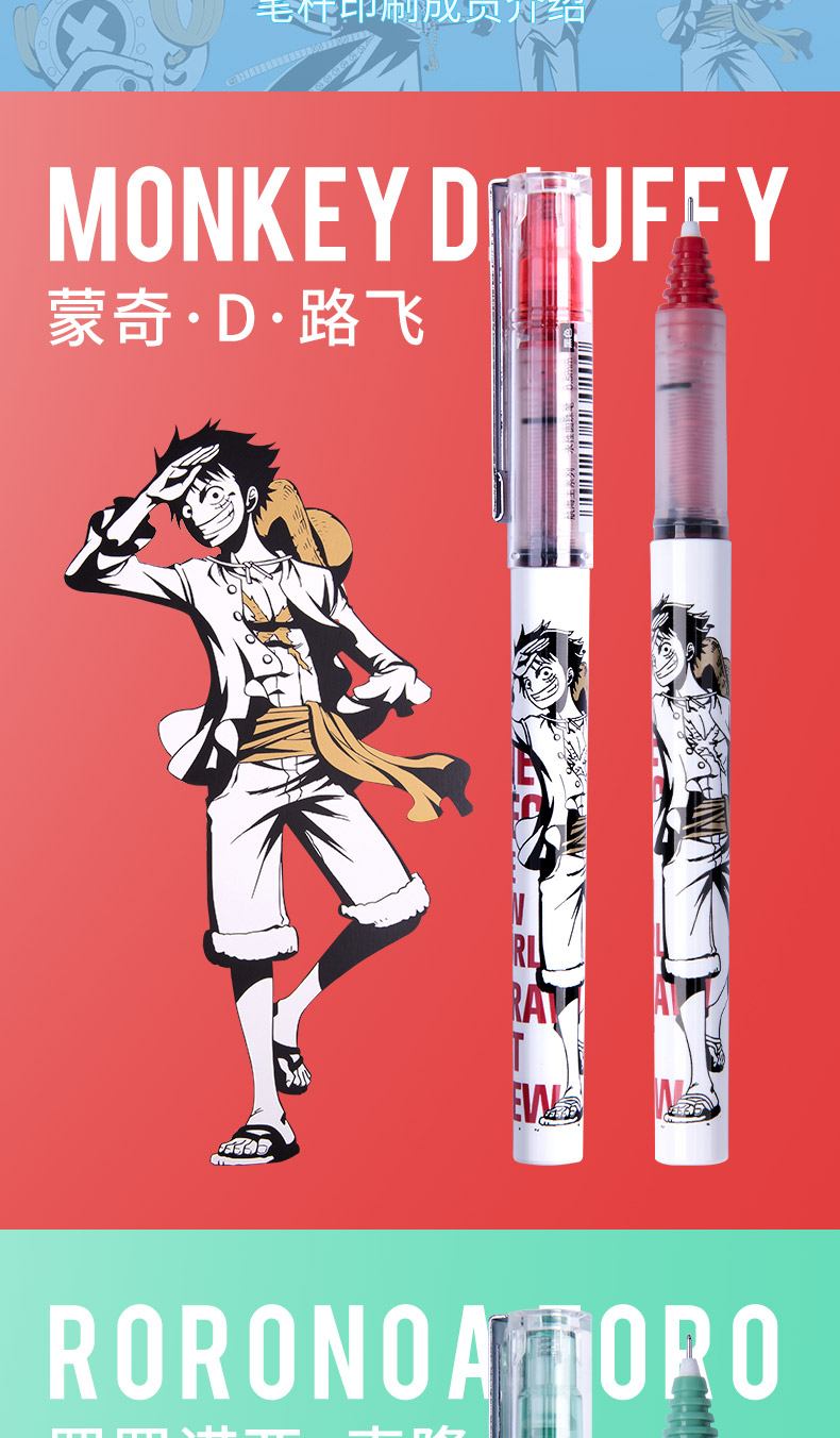 晨光(m&g)笔类qrp57909 晨光(m&g)qrp57909航海王中性笔12支/盒 0.