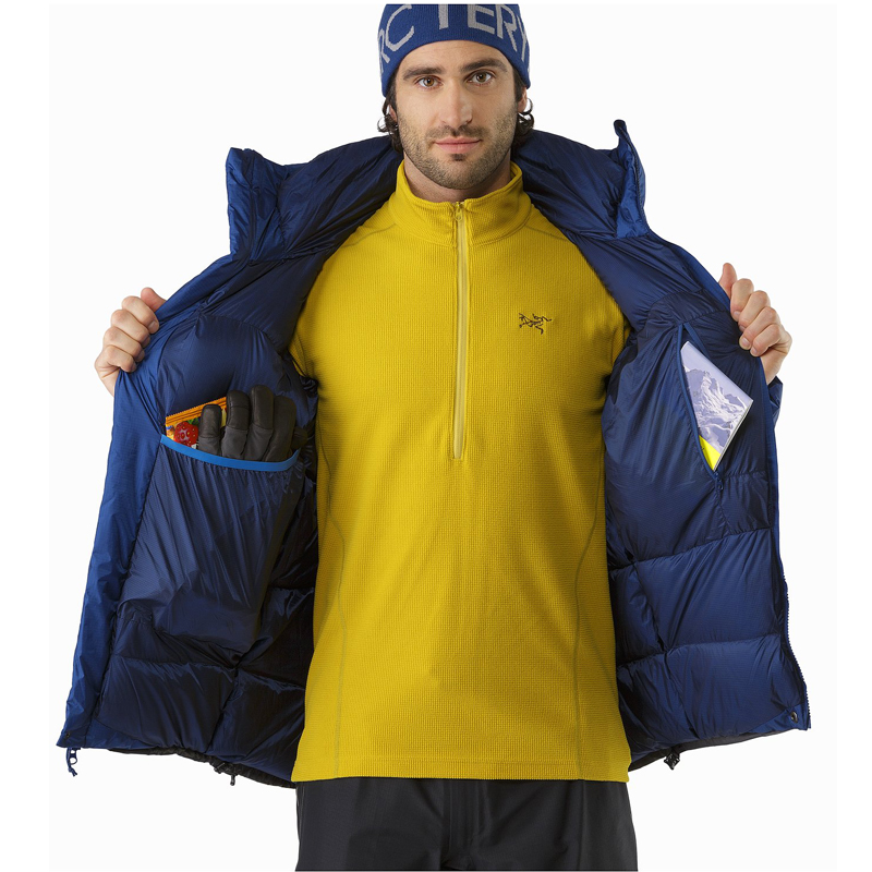 苏宁国际超级新品 始祖鸟(arcteryx)男士羽绒大衣firebeear系列户外