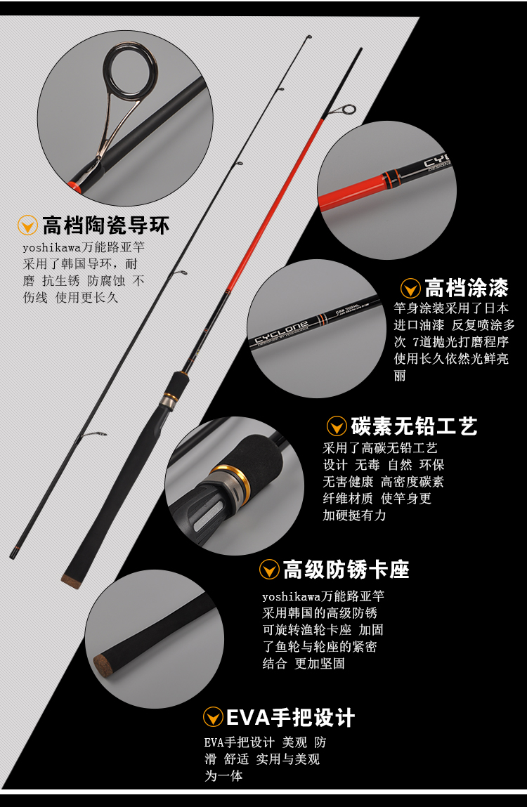 骁熊钓竿其他路亚竿套装直柄纺车轮碳素钓鱼竿ml海钓竿鱿鱼竿路亚杆 价格图片品牌报价 苏宁易购钬泓户外专营店