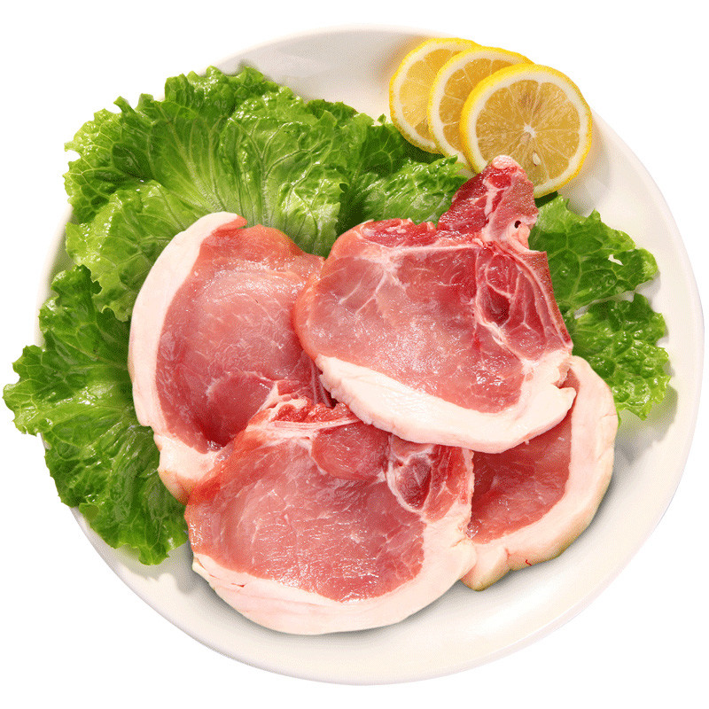 猪大排片新鲜速冻带骨猪排肉2kg隆云烧烤火锅红烧带骨猪肉