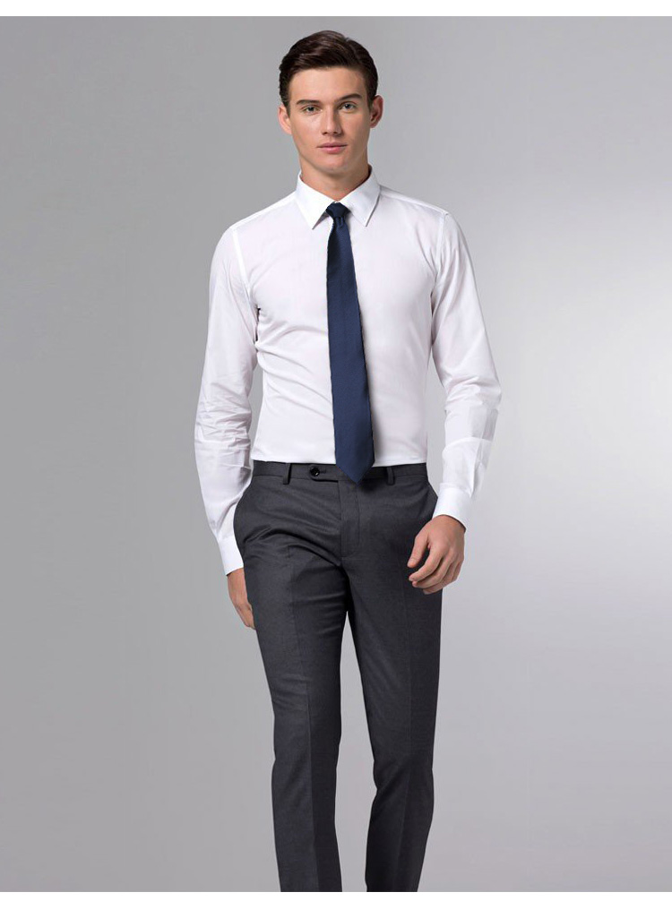 qma新款男士领带男正装商务职业78cm结婚深蓝色韩版窄领带包邮