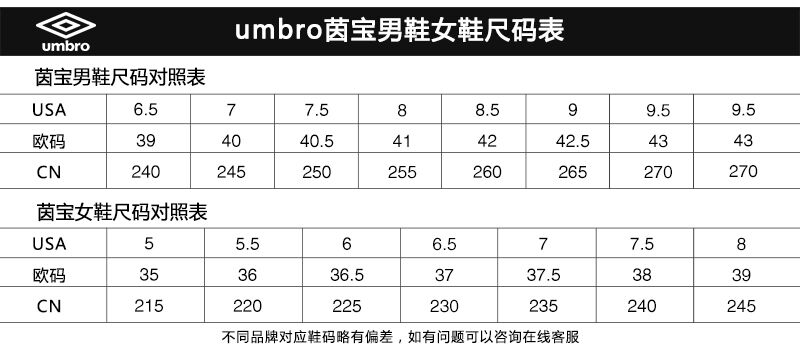 umbro茵宝新款男鞋无钉硬地防滑足球鞋uca90113