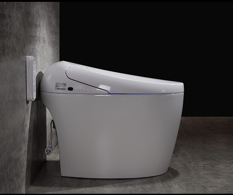 家用坐便器一体式自动冲水虹吸式半自动马桶电动马桶工程款波迷娜