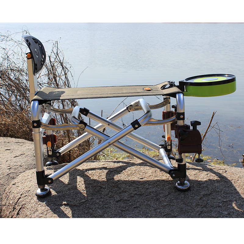 金阁2017新款钓椅15ds超轻便折叠筏钓椅多功能钓鱼椅便携钓台钓凳