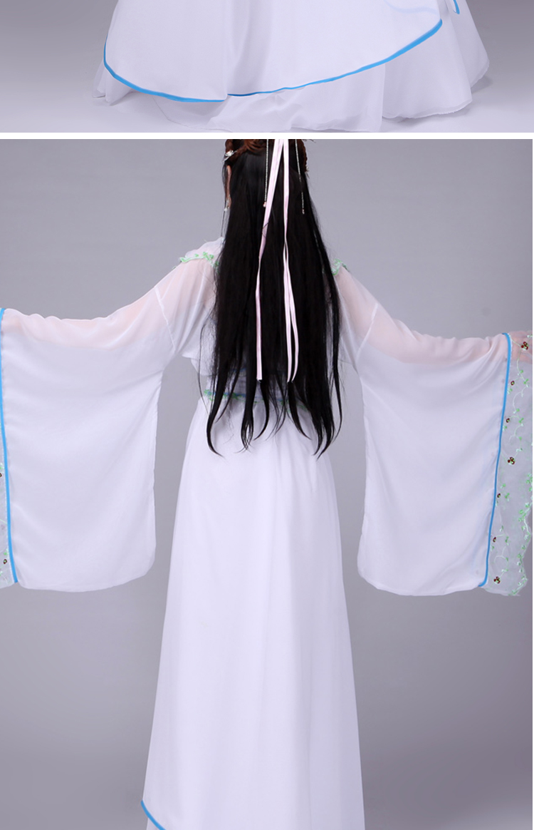 新款飘逸仙女古装唐装汉服女唐朝贵妃公主演出服古代服装齐胸襦裙现货