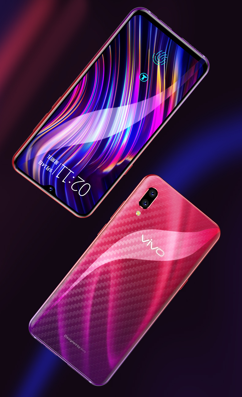 vivox21钢化膜vivox20凝膜vivox23幻彩版vivonex全屏vivoz3手机vivox9