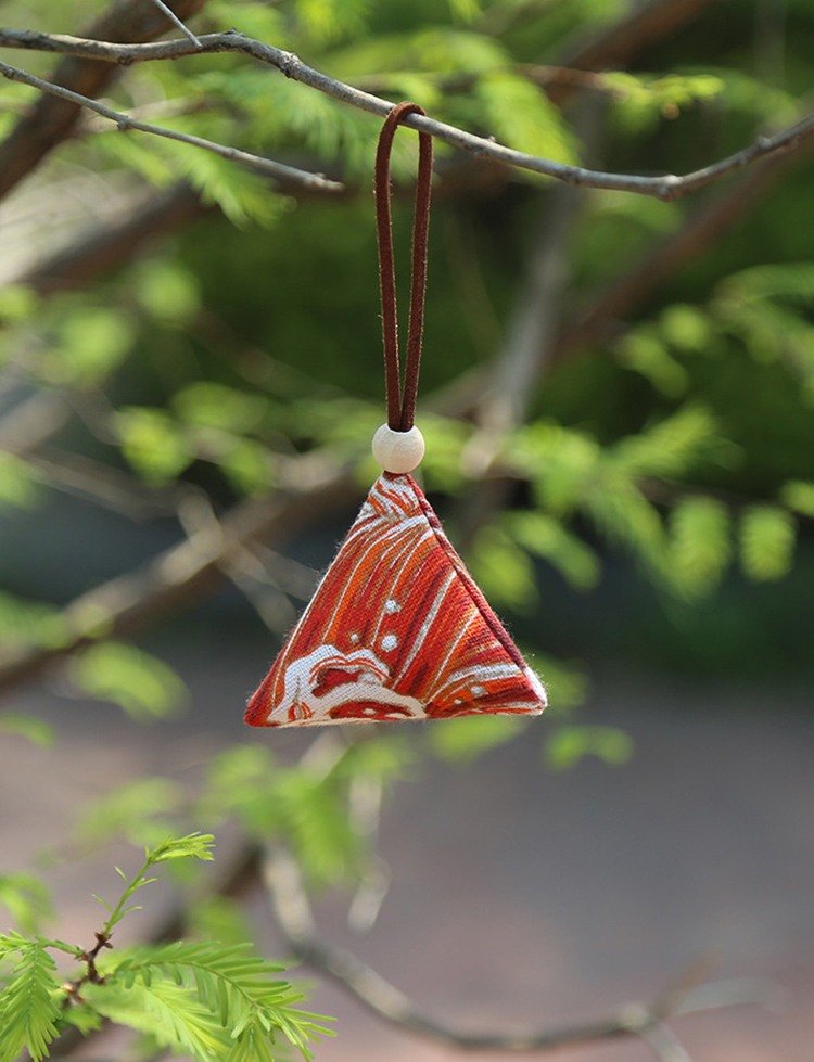 定制香囊随身端午节三角香包香袋衣柜香囊汽车挂件随身香囊颜色随机1