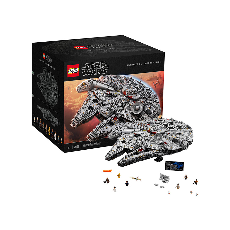 北欧直邮lego乐高75192创意积木玩具星球大战原力觉醒飞船千年隼16岁