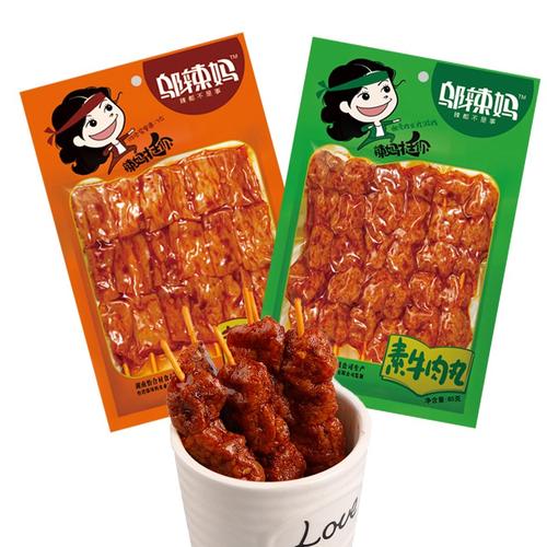【邬辣妈卤味小食】 邬辣妈素牛肉丸85g【价格 图片 品牌 报价】-苏宁