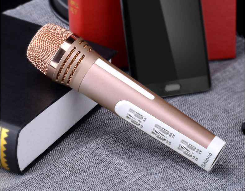 shinco新科d19手机直播麦克风无线车载唱吧全民k歌ktv主播录音无线