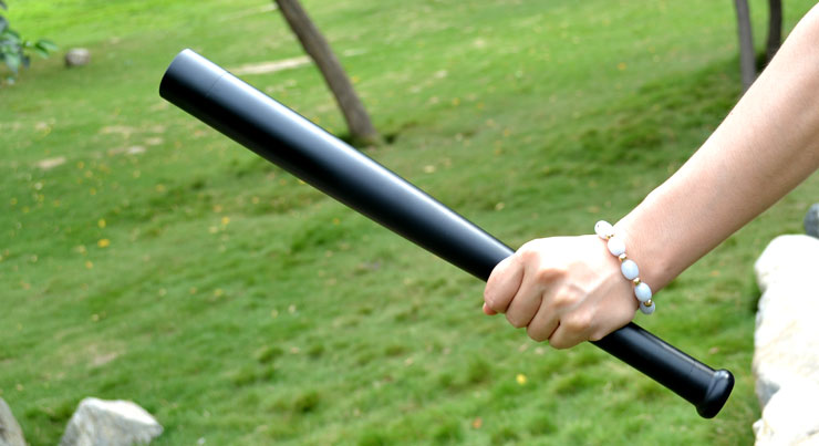 欧伦萨 棒球棍手电筒t6版led充电加长安保远射单支