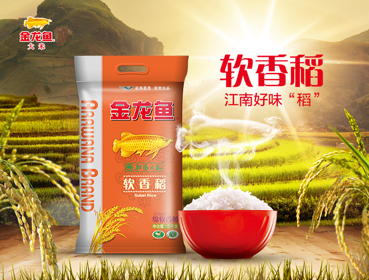 金龙鱼苏北大米软香稻5kg