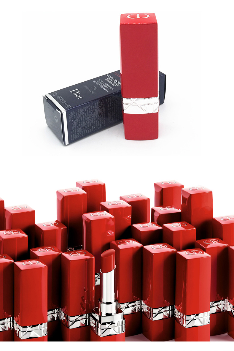 赠送礼盒dior迪奥口红新款2018新版红管唇膏32g新款红管545橘色