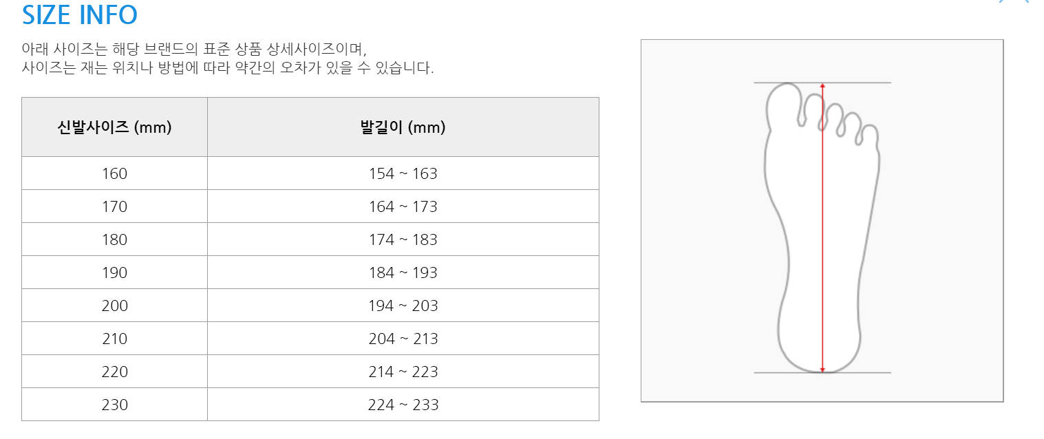 韩国儿童鞋尺码对照表图片