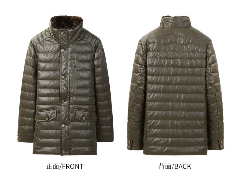 artsdon阿仕顿时尚休闲立领防寒保暖羽绒服2018冬季新品外套男