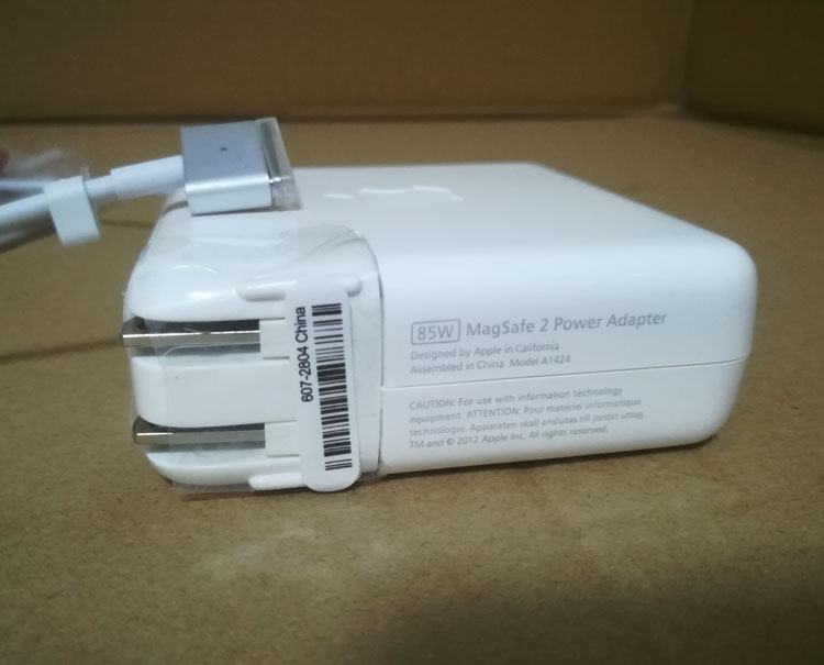 苹果电脑充电器原装magsafe2笔记本a1398电源线头a1424适配器85w