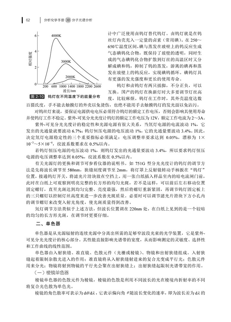 《分析化学手册. 3B. 分子光谱分析》柯以侃,董