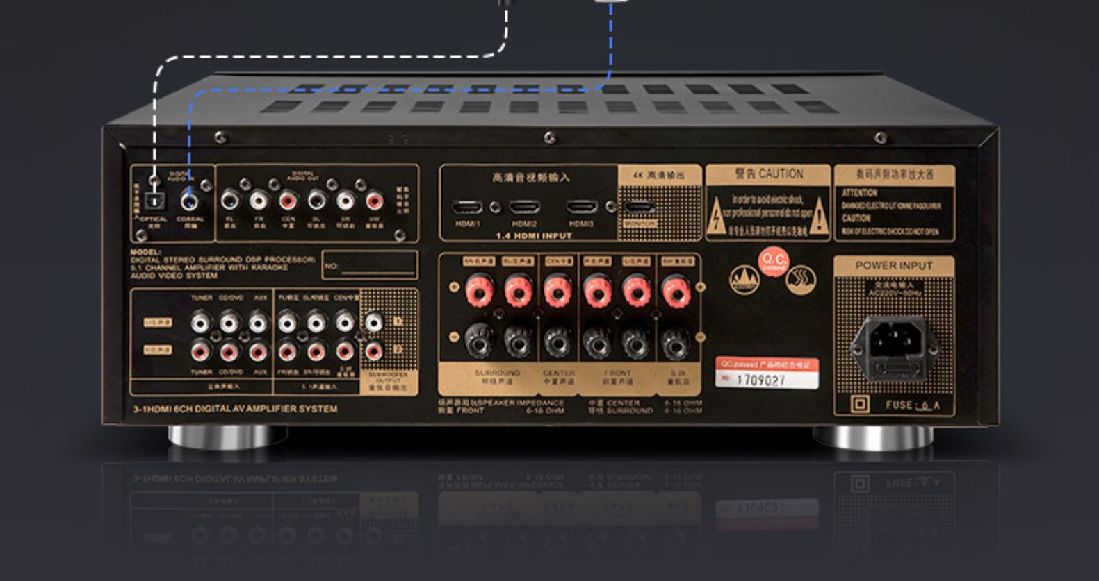 山水(sansui)av功放10a sansui/山水 dm-10a 家庭影院5.