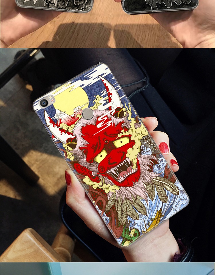 款小米mixmaxnote25splus手机壳男女般若硅胶创意个性妖魔鬼怪潮定制