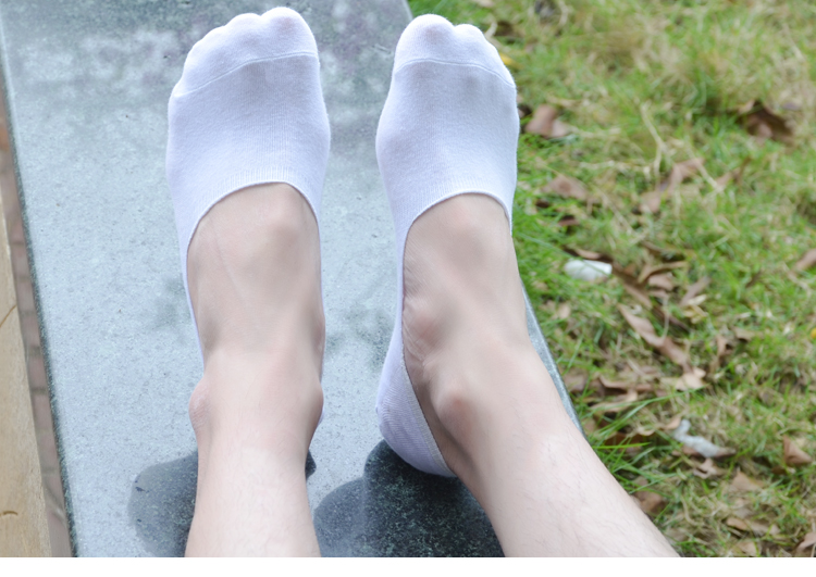 豆豆袜男士夏季薄款纯棉袜拖袜子脚底袜男超短袜低帮防滑隐形船袜