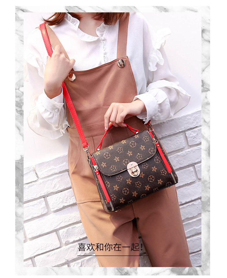 有肩带包体外形:横款方形包袋大小:小(最长边20-30cm)内部结构:手机袋