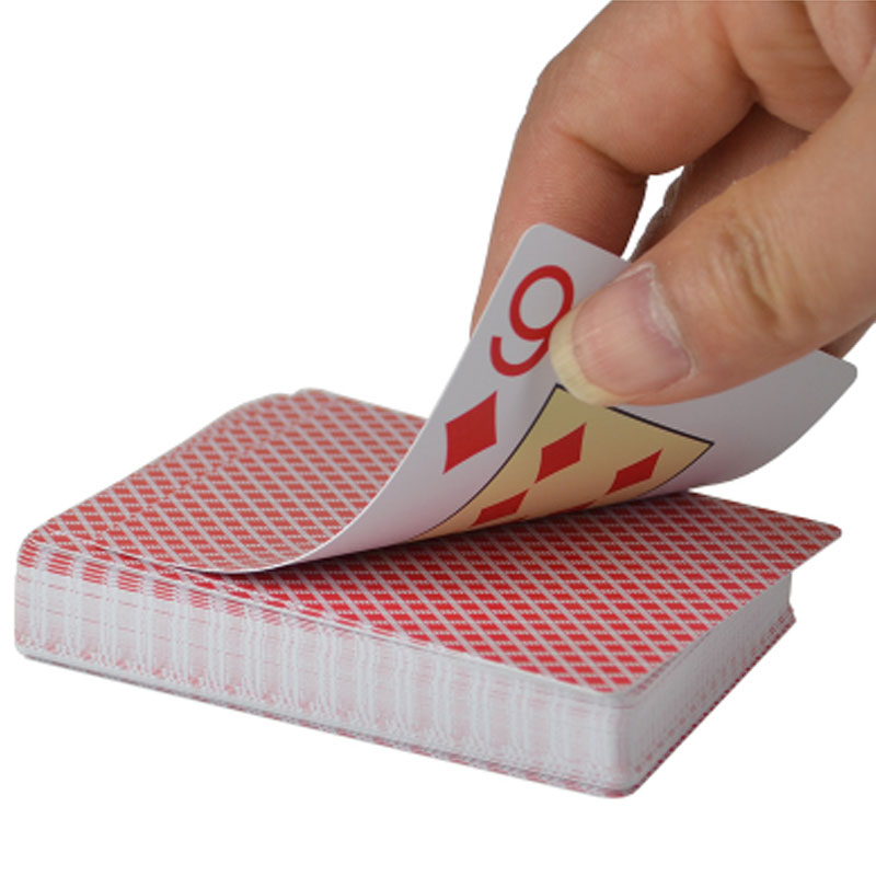 萌穗桌面游戏 【大字磨砂红/蓝/绿/咖啡色】-扑克牌桌面游戏棋牌54张