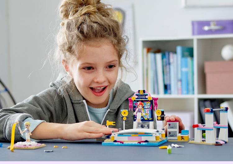 lego乐高friends好朋友系列米娅的小马旅行车41371积木玩具