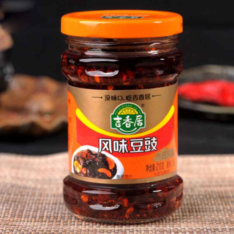 吉香居风味豆豉210g