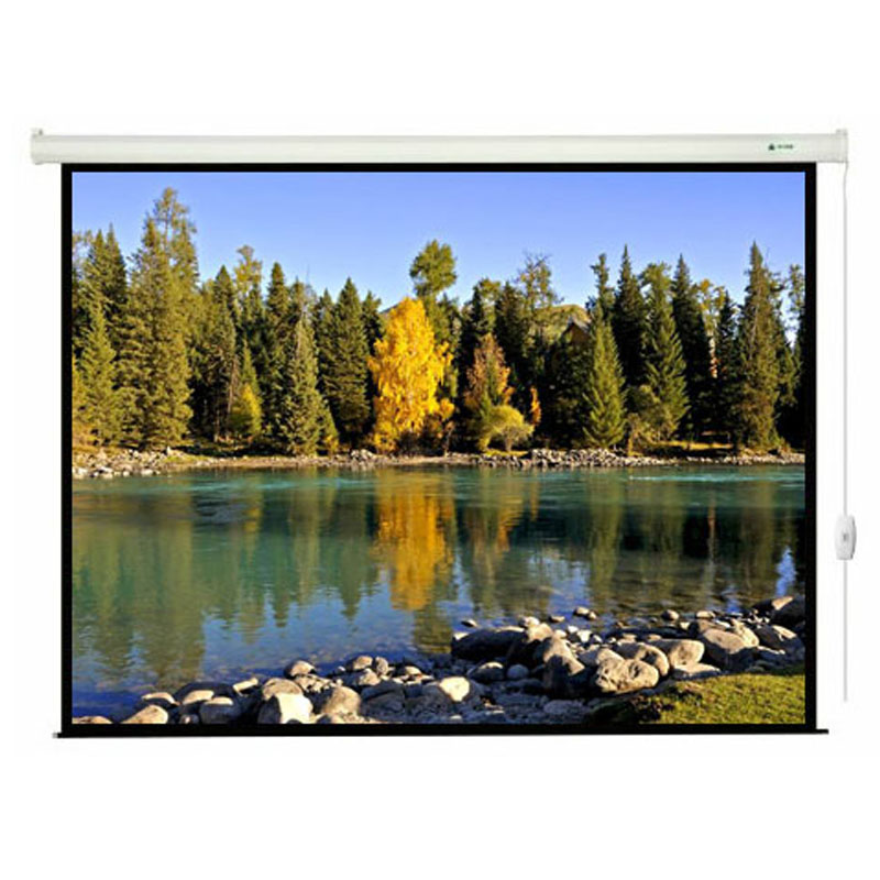 良田(eloam) 100英寸 电动投影幕布4:3玻珠幕