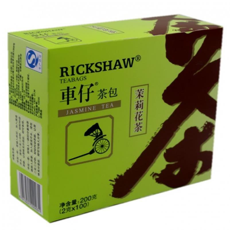 北崂车仔茉莉花茶袋泡茶包400克精选茉莉花茶100包200g2盒