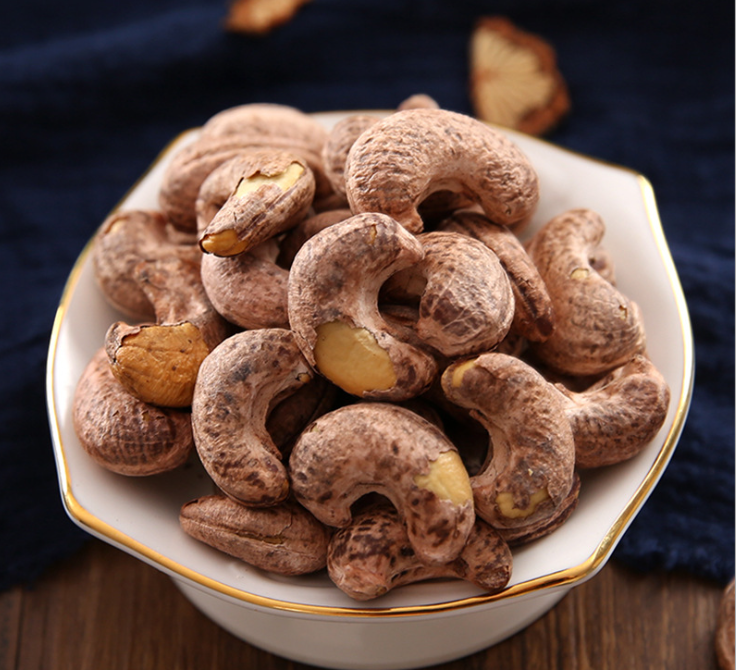 2斤装 虎皮腰果 带皮腰果 250g*4 原味盐焗腰果坚果