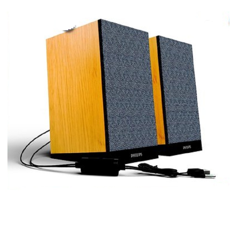飞利浦philips电脑音响台式spa36低音炮家用手机通用usb笔记本超重