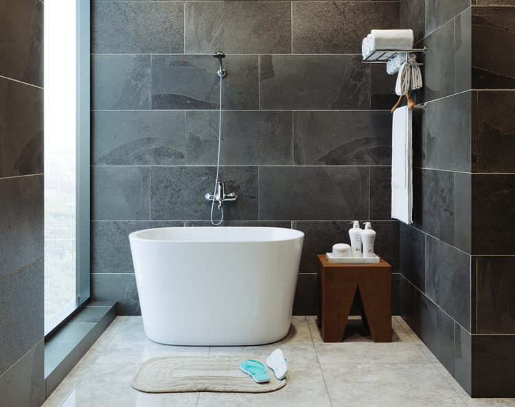 艾吉诺亚克力浴缸家用成人泡澡迷你日式澡盆浴池浴盆小户型卫生间