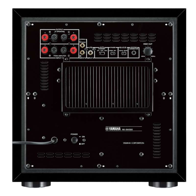 yamaha/雅马哈 ns-sw300 超重低音炮 有源低音 10寸音箱响低音炮