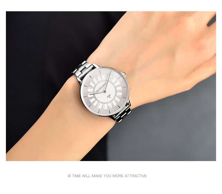 楚萨迪(trussardi)石英表efr2453118503 trussardi t-fun系列简雅圆形