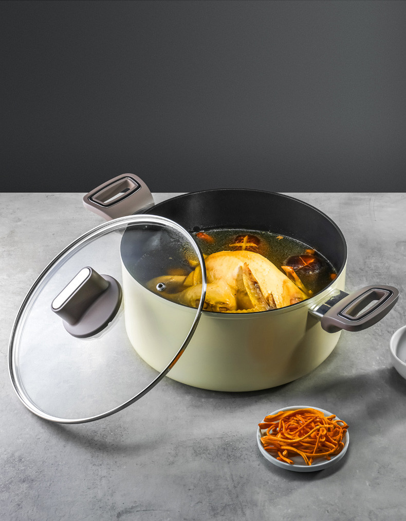 膳魔师厨房小家电kfsa-s24 膳魔师 不粘锅双耳24cm汤锅 kfsa-s24