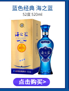 洋河 蓝色经典 海之蓝42度绵柔型白酒礼盒装 480ml/瓶