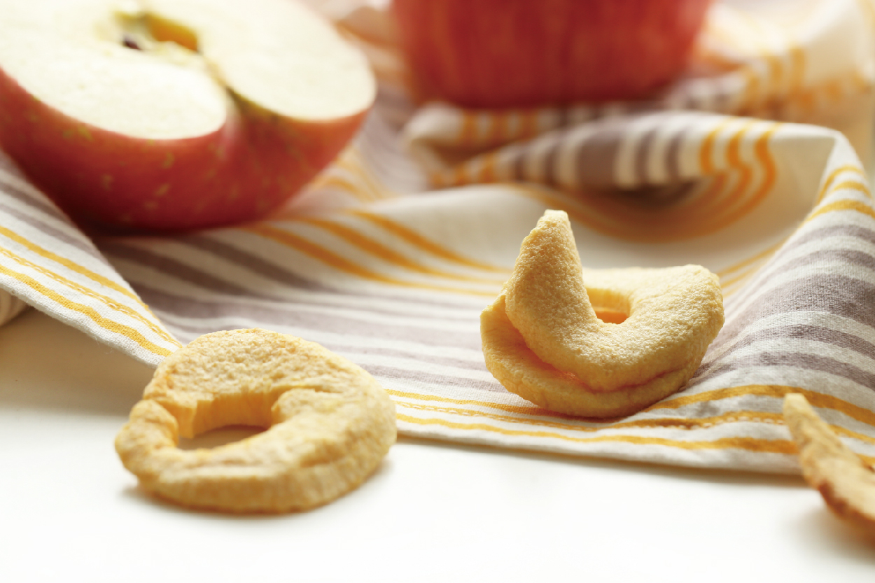 食味的初相苹果干苹果片果脯休闲孕妇儿童零食冻干山东苹果脆片25g1