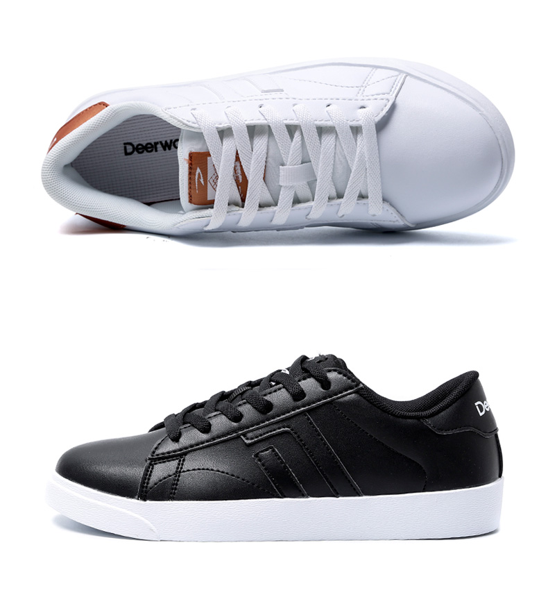 德尔惠板鞋女鞋小白鞋春季新款学生休闲鞋女运动鞋白色运动板鞋女