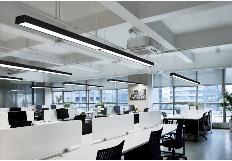 办公室灯led长条灯造型条形灯现代工装灯具日光照明公司线条灯