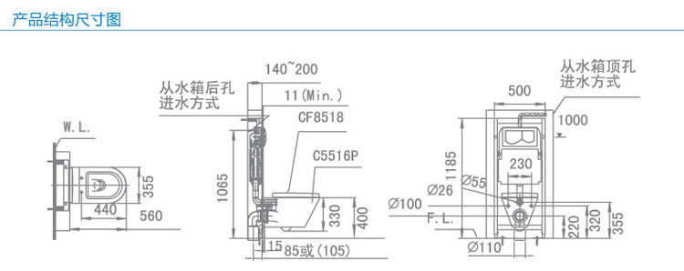 和成卫浴 Hcg 坐便器cs5516p Cf8518 Cf8060 Hcg和成卫浴 挂墙式墙排马桶cs5516p Cf8518 价格图片品牌报价 苏宁易购hcg和成卫浴旗舰店